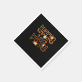 カボチャのスパイスと全て良い(Ver 1) スタンダードカクテルナプキン (角)