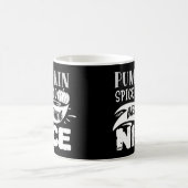 カボチャのスパイスと感謝のおもしろい気持ち コーヒーマグカップ (中央)