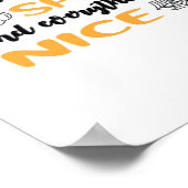 カボチャのスパイスと秋のための全てのいい引用文 ポスター (角)