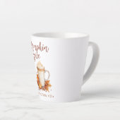 カボチャのスパイスと素晴らしいもの カフェラテマグ (右アングル)