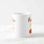 カボチャのスパイスと素晴らしいもの コーヒーマグカップ (中央)