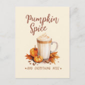 カボチャのスパイスと素晴らしいもの ポストカード (正面)