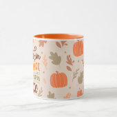 カボチャのスパイスと素晴らしいもの マグカップ (中央)