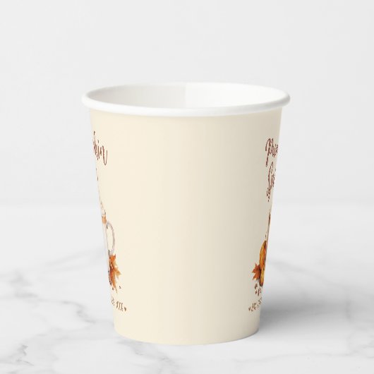 カボチャのスパイスと素晴らしいもの 紙コップ (左)