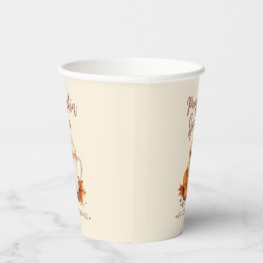 カボチャのスパイスと素晴らしいもの 紙コップ (右)