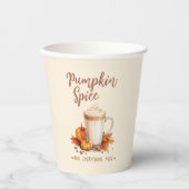 カボチャのスパイスと素晴らしいもの 紙コップ (正面)