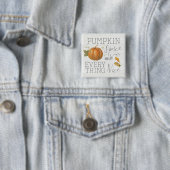 カボチャのスパイスと素晴らしいもの 缶バッジ (インサイチュ)