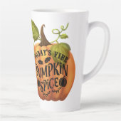 カボチャのスパイスの雰囲気 カフェラテマグ (右)