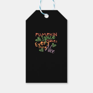 カボチャのスパイスは全てを必要不可欠にする ギフトタグ
