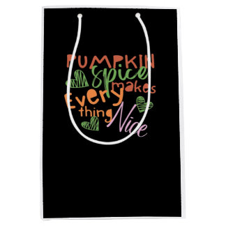 カボチャのスパイスは全てを必要不可欠にする ミディアムペーパーバッグ