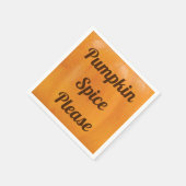 カボチャのスパイスをお願い スタンダードカクテルナプキン (角)