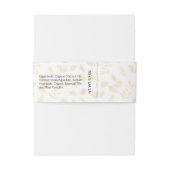 カボチャのスパイスアーティザンソープバンドラップ包装 招待状ベリーバンド (裏面例)