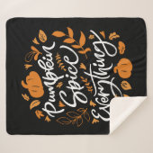 カボチャのスパイスオールデイズ シェルパブランケット (正面(横))