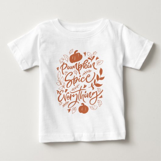 カボチャのスパイスオールデイズ ベビーTシャツ (正面)
