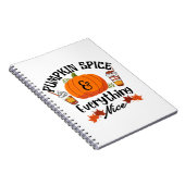 カボチャのスパイスオールナイス ノートブック (右側)