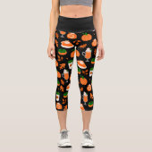 カボチャのスパイスコーヒーシーズン カプリレギンス (正面)