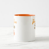 カボチャのスパイスコーヒーマグ ツートーンマグカップ (中央)