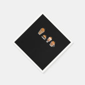 カボチャのスパイスコーヒー選択エッセンシャル スタンダードカクテルナプキン (角)