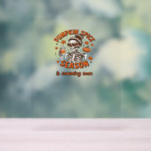 カボチャのスパイスシーズンが間もなくハロウィーンファールを始める アクリルサイン (ニュートラル)