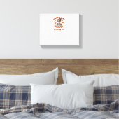 カボチャのスパイスシーズンが間もなくハロウィーンファールを始める キャンバスプリント (インサイチュ (寝室))