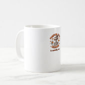 カボチャのスパイスシーズンが間もなくハロウィーンファールを始める コーヒーマグカップ (正面左)