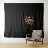 カボチャのスパイスシーズンが間もなくハロウィーンファールを始める タペストリー (インサイチュ(横))