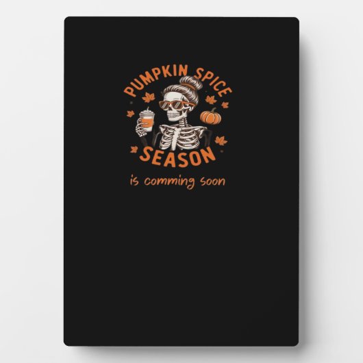 カボチャのスパイスシーズンが間もなくハロウィーンファールを始める フォトプラーク (正面)