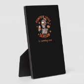 カボチャのスパイスシーズンが間もなくハロウィーンファールを始める フォトプラーク (側面)