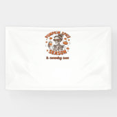 カボチャのスパイスシーズンが間もなくハロウィーンファールを始める 横断幕 (横)