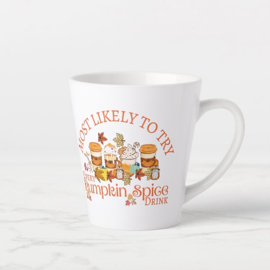 カボチャのスパイスドリンクが大好き カフェラテマグ (右)