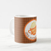 カボチャのスパイスバッジヤードフラッグ コーヒーマグカップ (正面左)