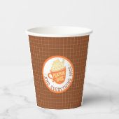 カボチャのスパイスバッジ 紙コップ (正面)