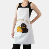 カボチャのスパイスビーブ,ハロウィーン,黒猫,カボチャ エプロン (インサイチュ)