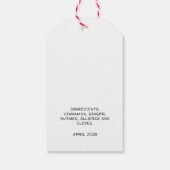 カボチャのスパイスミックスパントリーラベル ギフトタグ (裏面)