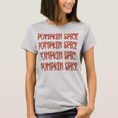 カボチャのスパイスワードTシャツ Tシャツ (正面)