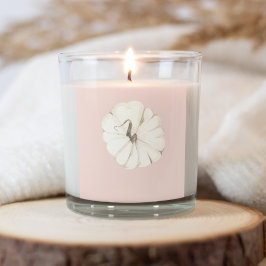 カボチャのスパイス水の色カボチャ|ホワイト&ピンク スクエアシール