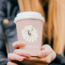 カボチャのスパイス水の色カボチャ|ホワイト&ピンク