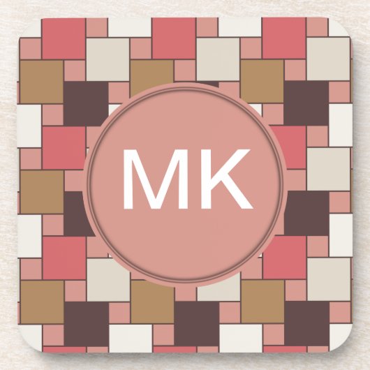 カボチャのスパイス織りパターン コースター (正面)