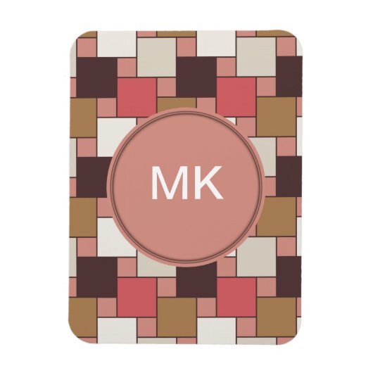 カボチャのスパイス織りパターン マグネット (縦)