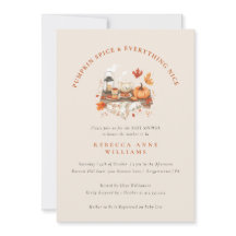 カボチャのスパイス&オールナイス – 秋ベビーシャワー