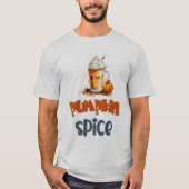 カボチャのスパイス：秋の味 – '今シーズン Tシャツ (正面)