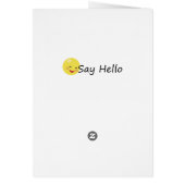 カボチャのスープカード (裏面)