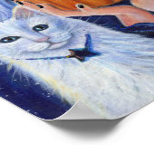 カボチャのタイムハロウィーンの魔女byルネ・ラボイエ ポスター (角)