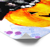 カボチャのタキシード子猫 ポスター (角)