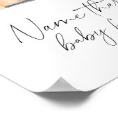 カボチャのトラック – そのベビー食品の名前 ポスター (角)