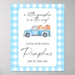 カボチャのトラック – カボチャの数を推測 ポスター