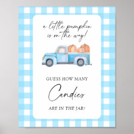 カボチャのトラック – キャンディーズの数を推測ポスター ポスター