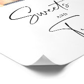 カボチャのトラック – スイーツとお菓子の赤ちゃんシャワー ポスター (角)