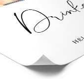 カボチャのトラック – ドリンクのポスター ポスター (角)