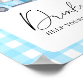 カボチャのトラック – ドリンクのポスター ポスター (角)